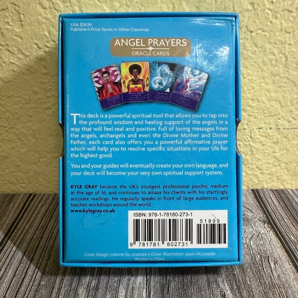 ANGEL PRAYERS 44-Card Deck Oracle Cards and Guidebook by Kyle Gray - Picture 7 of 7